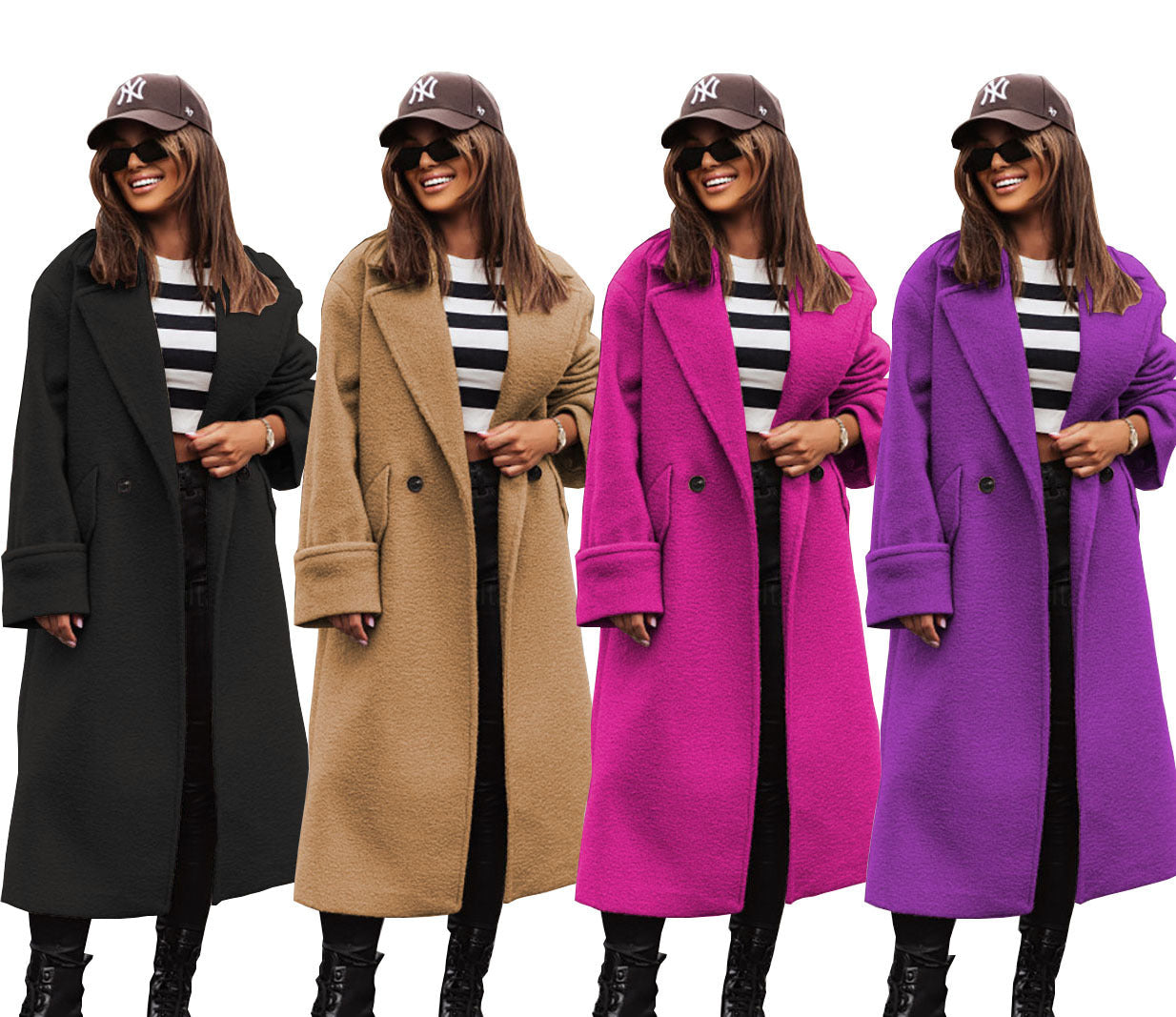 Funki Findz | Jackets | Women's Long Single Buttoned Overcoat