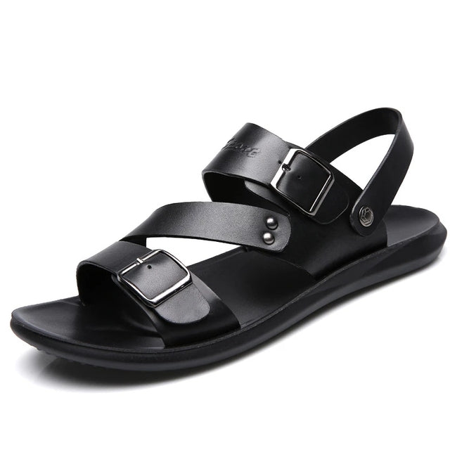 Funki Findz | Shoes | Men's Summer Fashion Leather Sandals