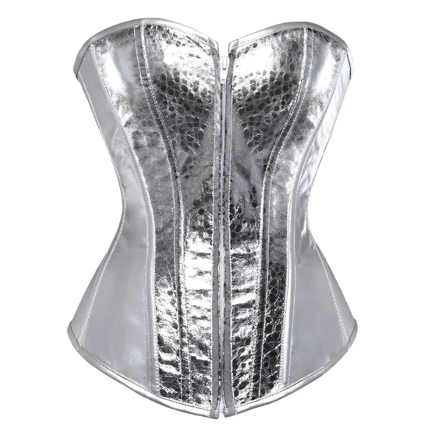 Funki Findz | Lingerie | Women's Faux Leather Fitted Corset