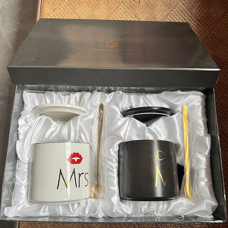 Funki Findz | Mugs | Mr and Mrs Coffee Mugs Bridal Gift-Set