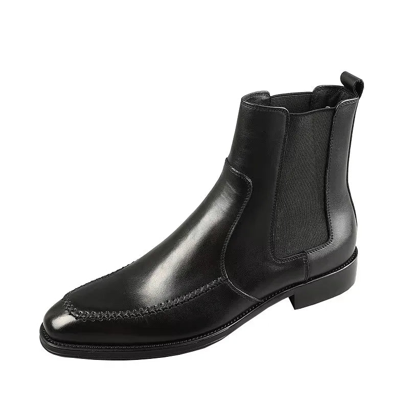 Funki Findz | Boots | Men's Elegant Leather Chelsea Ankle Boots