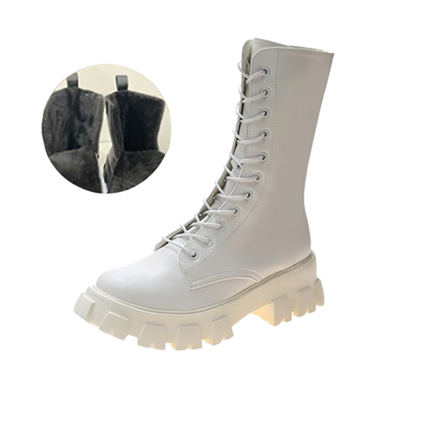 Funki Findz | Boots | Women's Lace-up Chunky Combat Boots