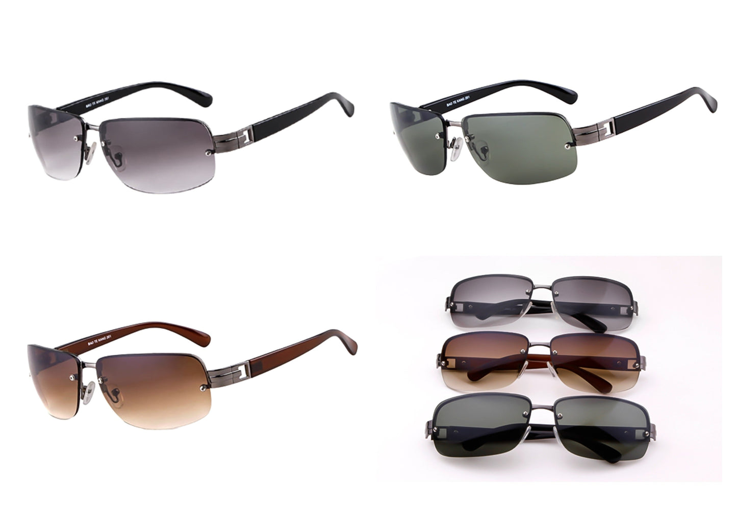 Funki Findz | Sunglasses | Unisex Luxury Rimless Sunglasses