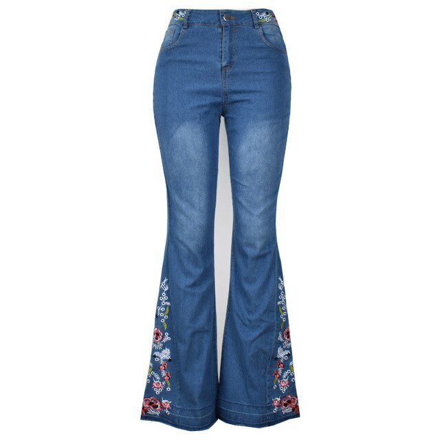 Funki Findz | Pants | Women's Boho Hippy Embroidered Jeans