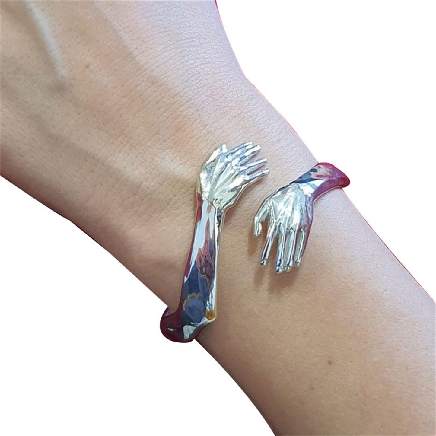 Funki Findz | Bracelets | Women's Hand Hug Open Cuff Bangle