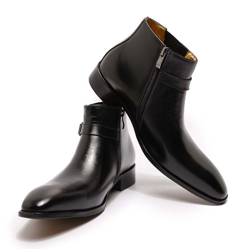 Funki Findz | Boots | Men's Genuine Leather Formal Dress Boots