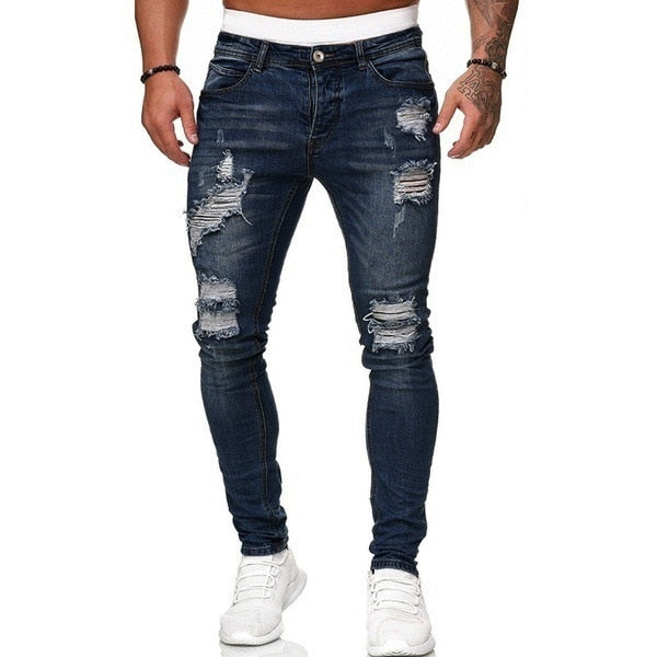 Funki Findz | Pants | Men's Ripped Distressed Skinny Jeans