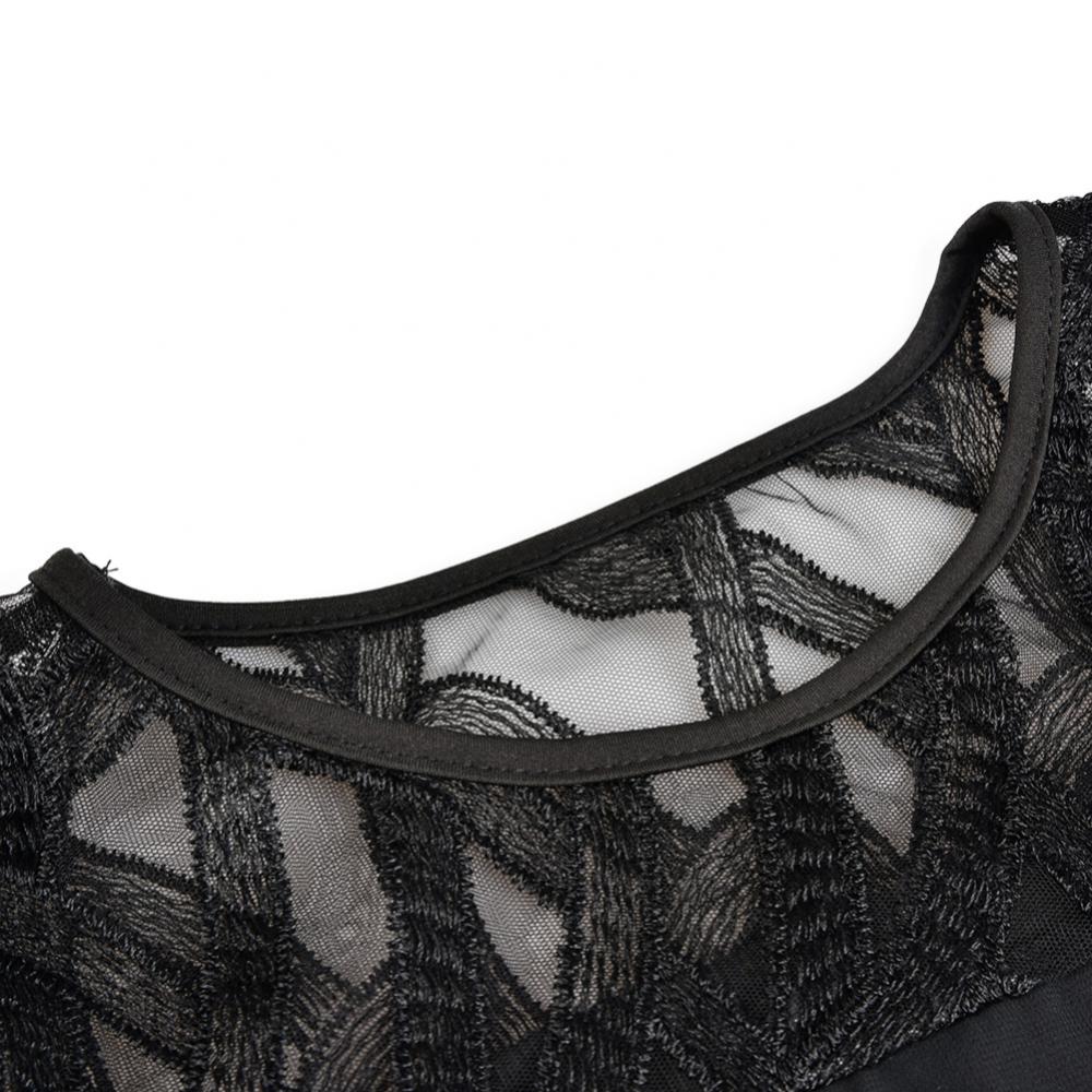 Funki Findz | Dresses | Women's Plus Size Lace Mesh Midi Dress