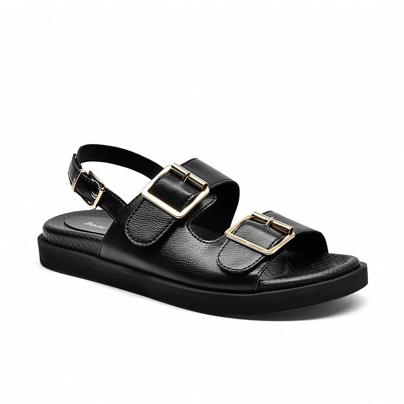 Funki Findz | Shoes | Women's Summer Leather Slide Sandals