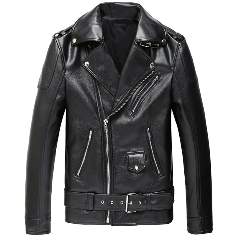 Funki Findz | Jackets | Men's Stylish Faux Leather Biker Jacket