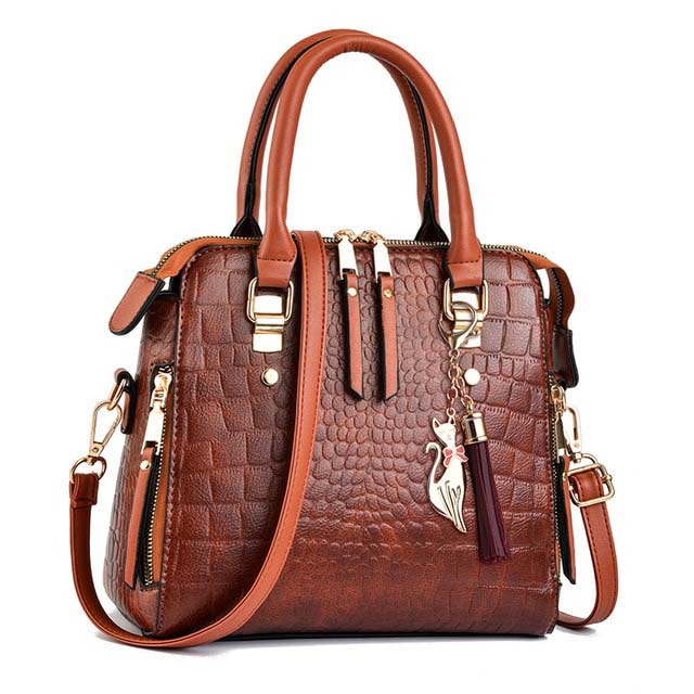 Funki Findz | Bags | Handbags | Women's Crocodile Pattern Tote