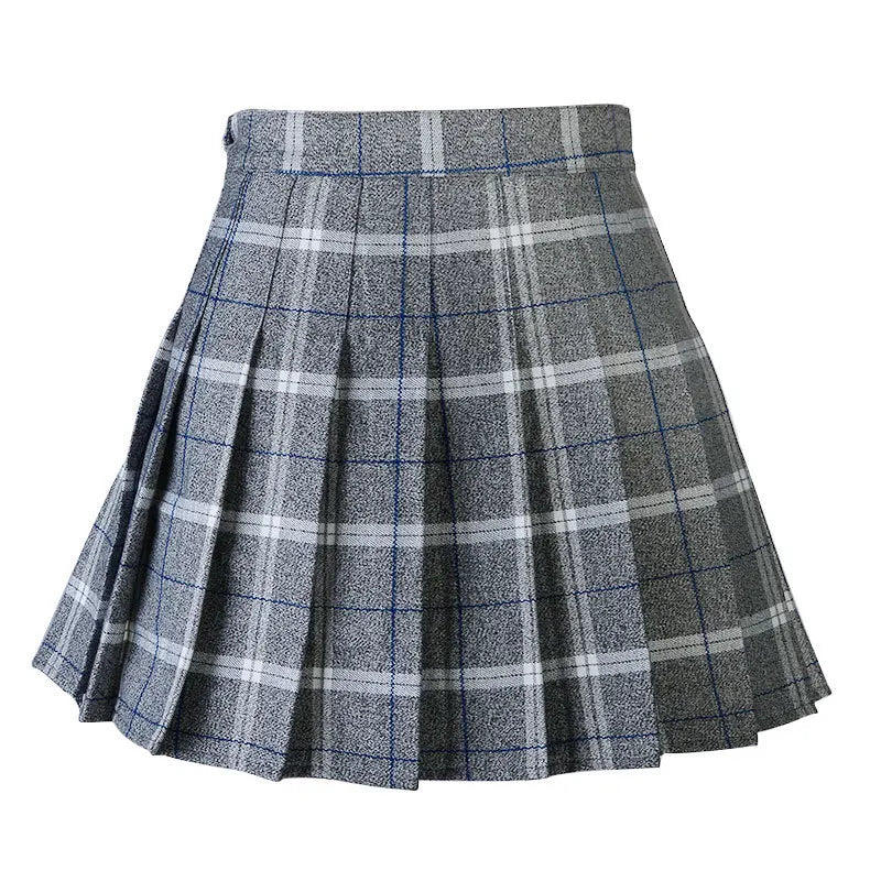 Funki Findz | Skirts | Women's Harajuku Preppy Plaid Mini Skirts