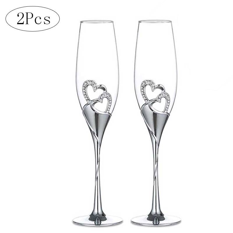 Funki Findz | Glasses | Wedding Champagne Flutes 2 Pcs Set
