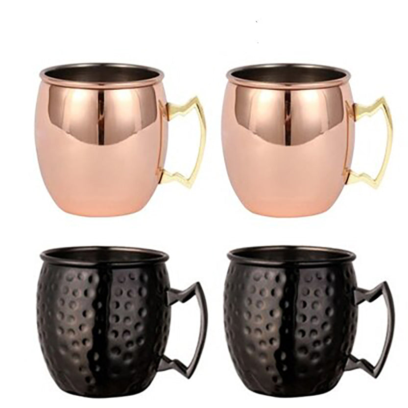 Funki Findz | Mugs | Moscow Mule 550ml Copper Mug Set Of 4