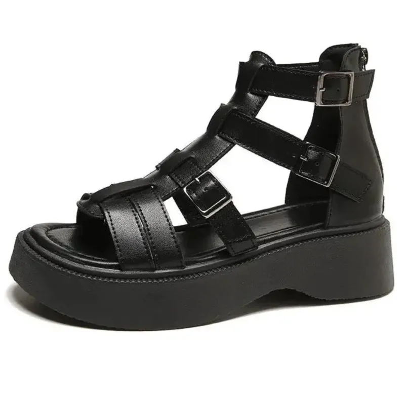 Funki Findz | Shoes | Women's Low Goth Wedge Sandals