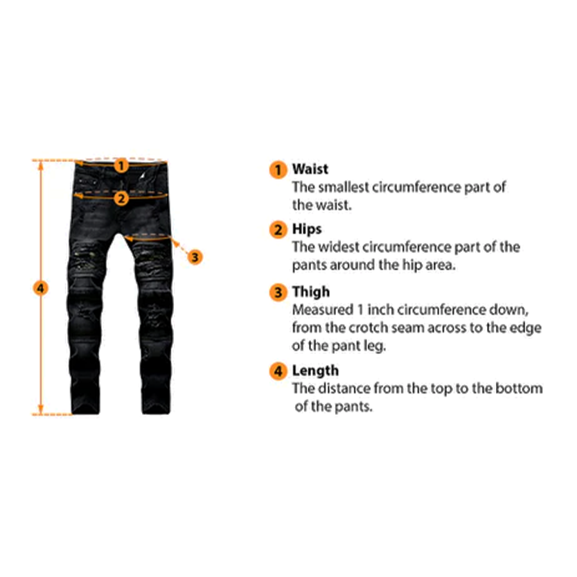 Funki Findz | Pants | Men's Fashion Slim Fit White Stretch Jeans