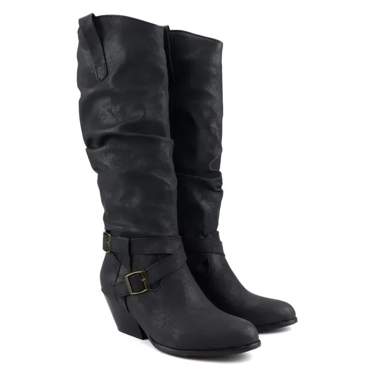 Funki Findz | Boots | Women's Faux Suede Western Style Boots