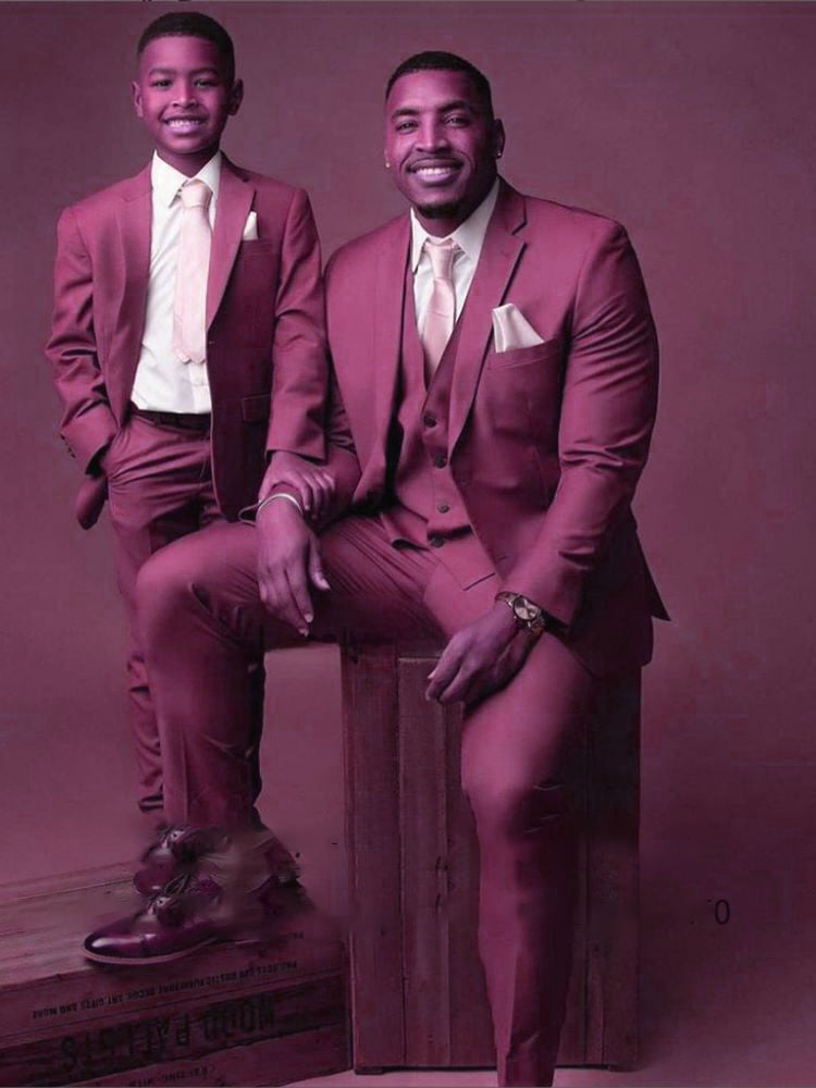 Funki Findz | Suits | Men's 3 Pcs Formal Wedding Suit | Slim Fit