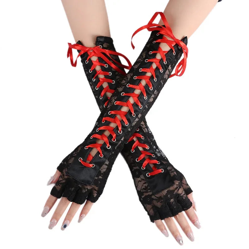 Funki Findz | Gloves | Women's Elbow Length Fingerless Gloves