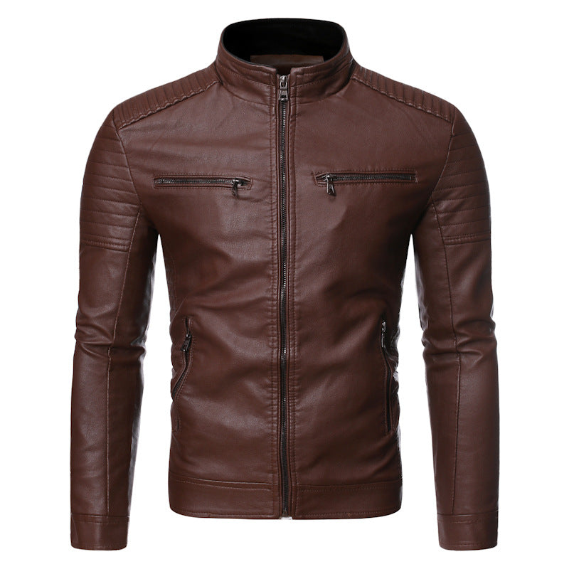 Funki Findz | Jackets | Men's Motorcycle Faux Leather Jacket