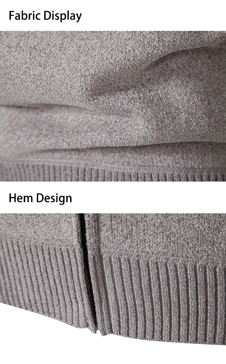 Funki Findz | Sweaters | Men's Slim Mock Neck Zip Up Cardigans