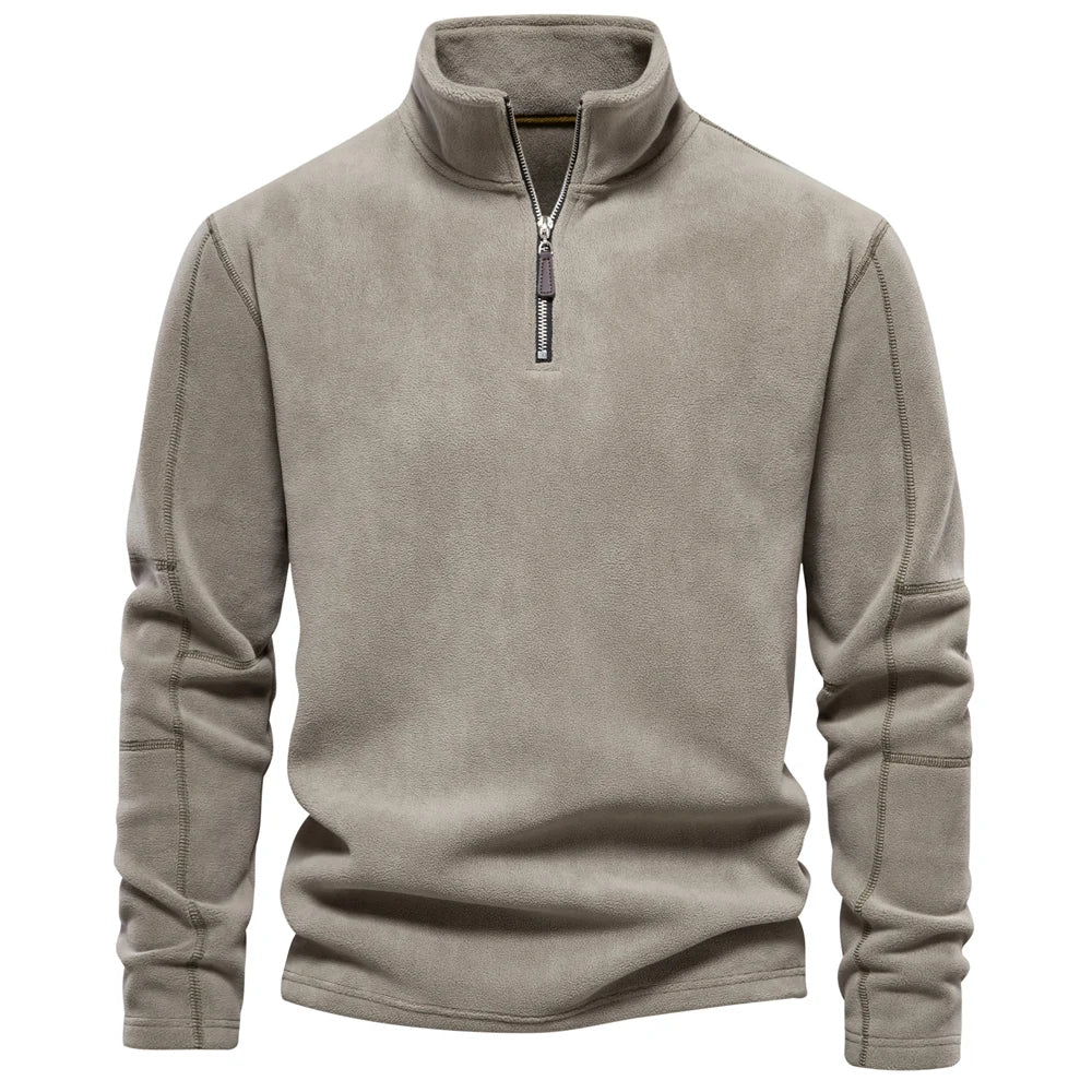 Funki Findz | Sweaters | Men's Warm Mock Neck Fleece Pullover