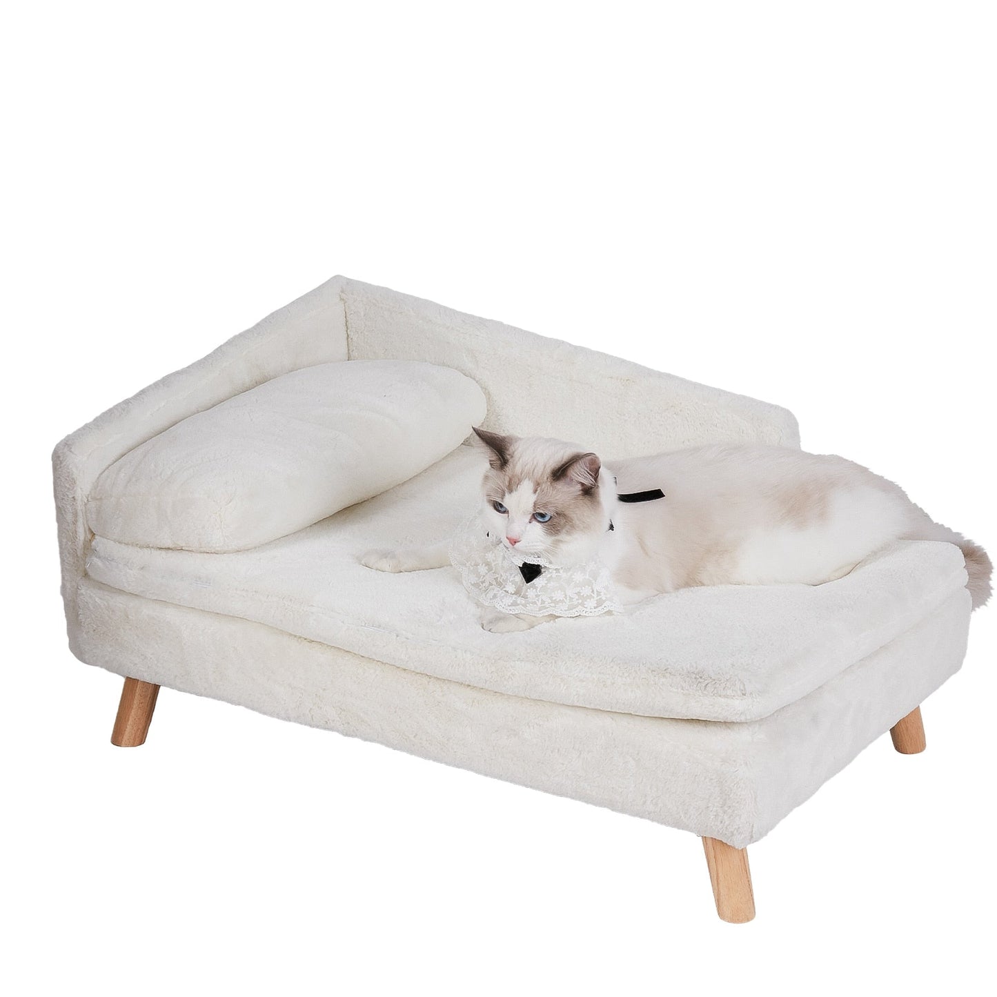 Funki Findz | Pet Beds | Luxury Dog Cat Raised Chaise Lounge
