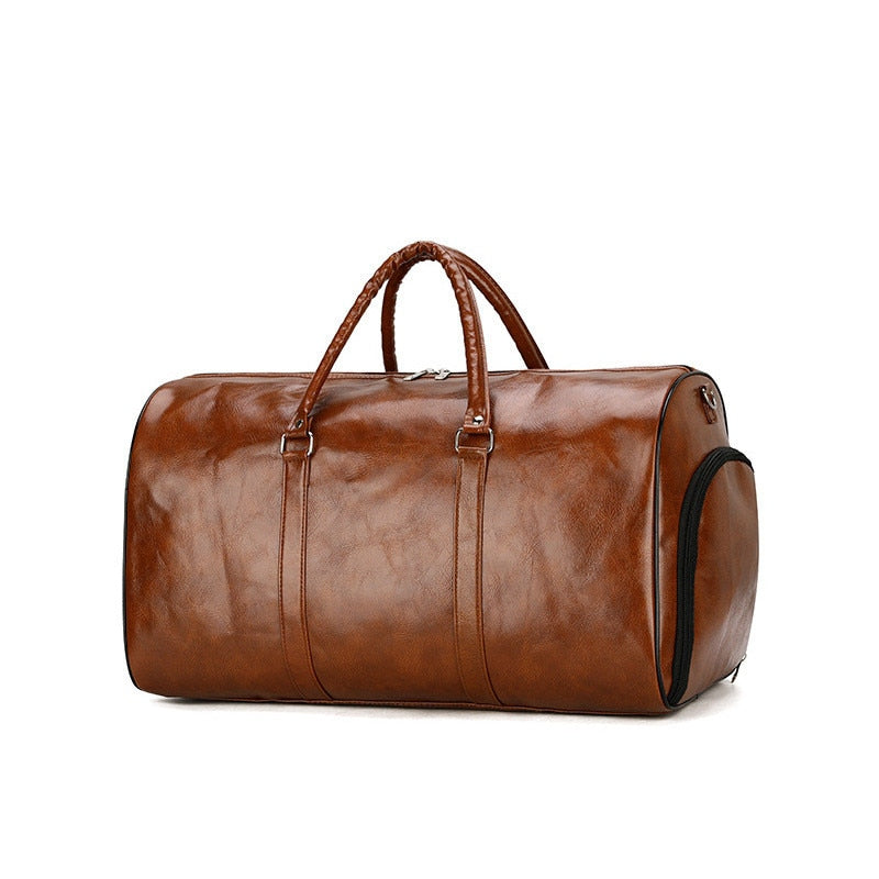 Funki Findz | Bags | Travel Bags | Faux Leather Overnight Bag