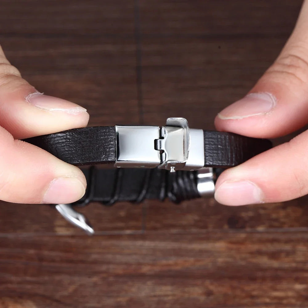 Funki Findz | Bracelets | Unisex Leather Infinity Symbol Bracelets