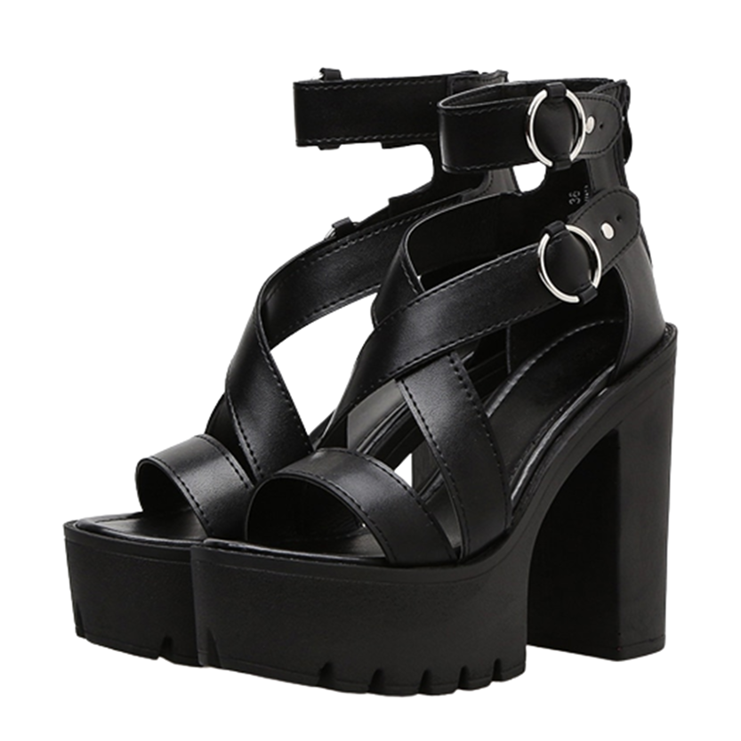 Funki Findz | Shoes | Women's High Gothic Platform Sandals