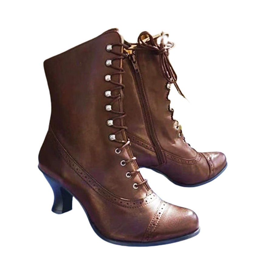 Funki Findz | Boots | Women's Steampunk Victorian Granny Boot
