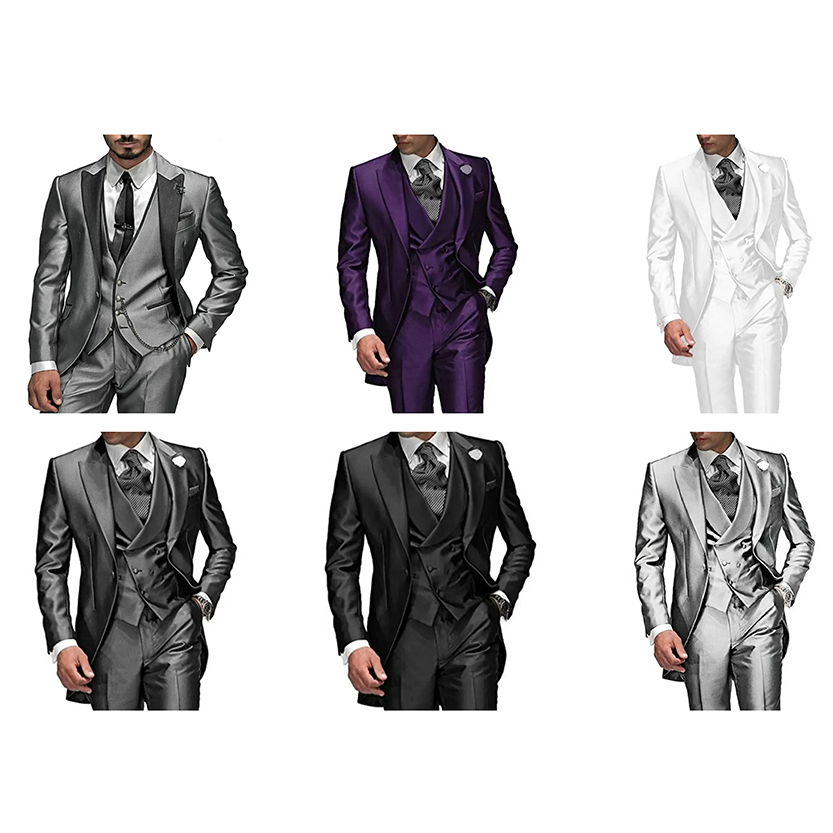 Funki Findz | Suits | Men's Luxury Formal Wedding Tuxedos 3Pc