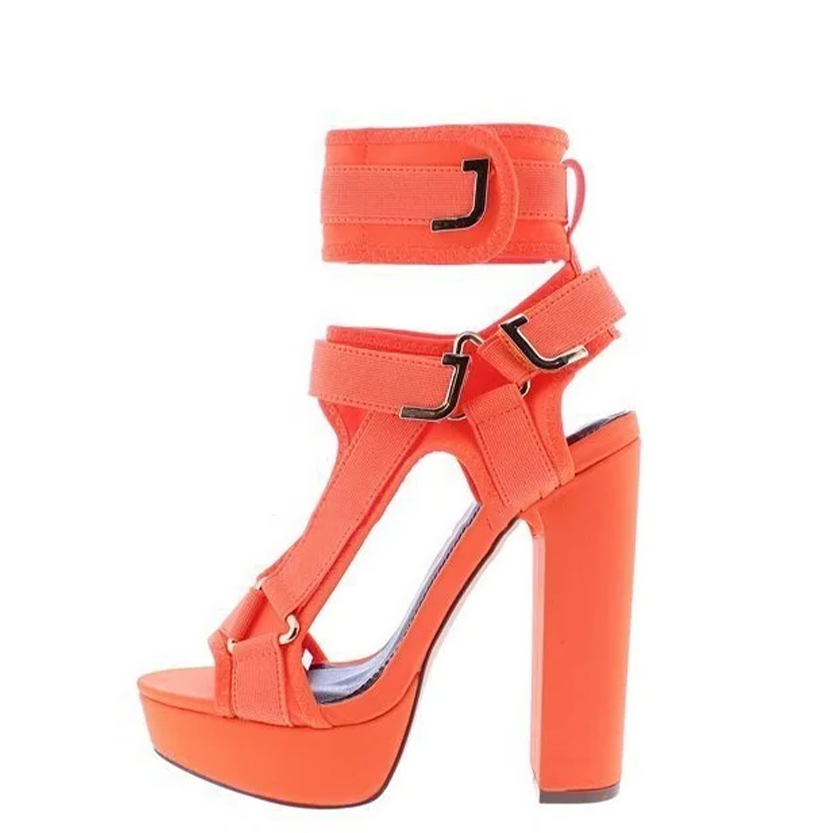Funki Findz | Shoes | Women's Chunky Heel Strappy Sandals
