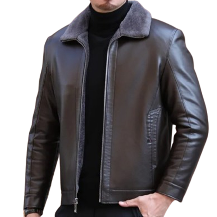 Funki Findz | Jackets | Men's Leather Fleece Lined Short Jackets