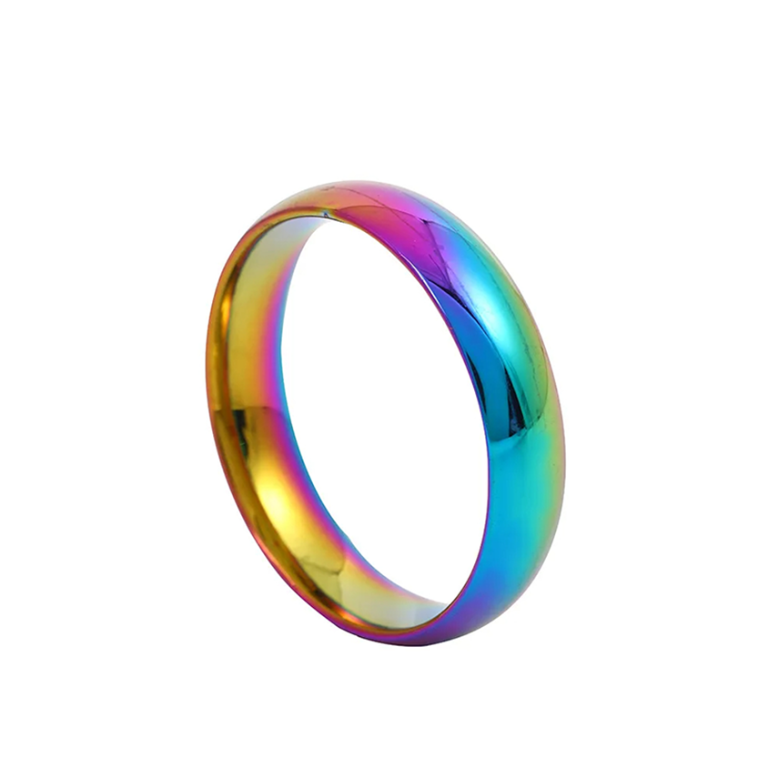 Funki Findz | Rings | Unisex Titanium Gold Silver Rainbow Rings