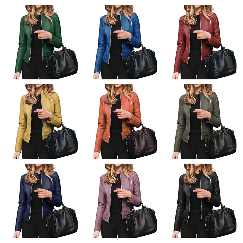 Funki Findz | Jackets | Women's Slim Fit Faux Leather Jackets