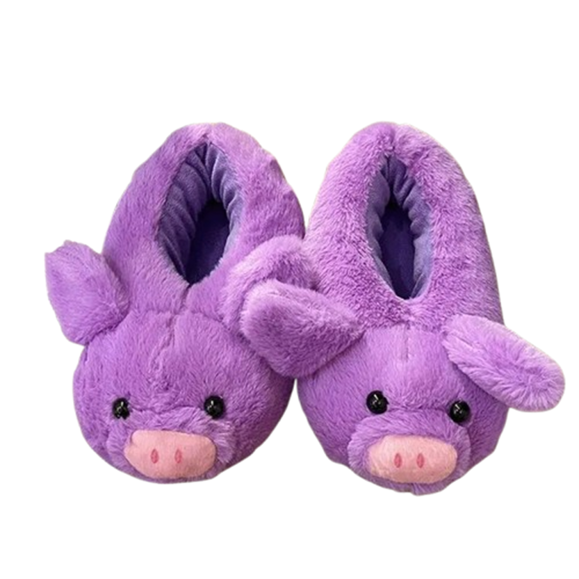 Funki Findz | Shoes | Women's Pink Pig Winter Soft Slippers
