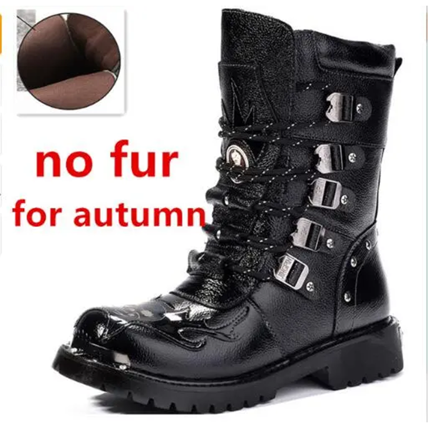 Funki Findz | Boots | Men's Genuine Leather Motorcycle Boots