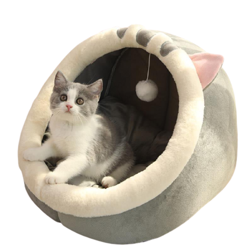 Funki Findz | Pet Beds | Cat Bed | Warm Cozy Kitten Cat Cave