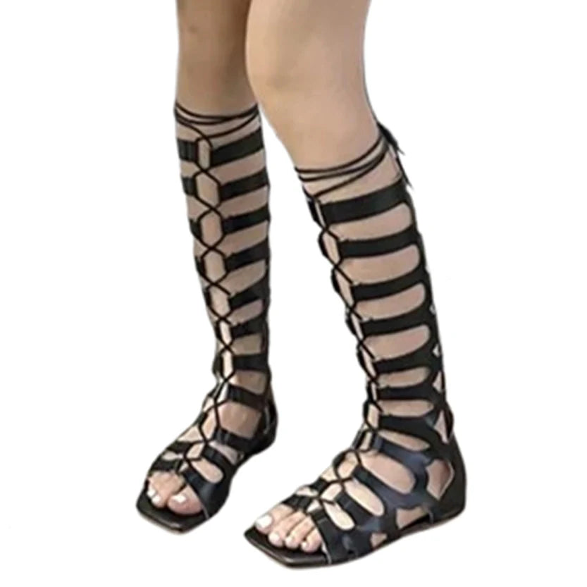 Funki Findz | Shoes | Women's Lace Up Gladiator Sandals