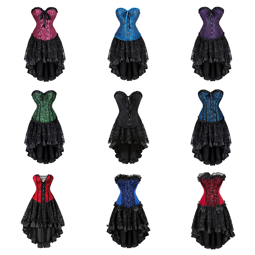 Funki Findz | Dresses | Women's Victorian Gothic Corset Dress