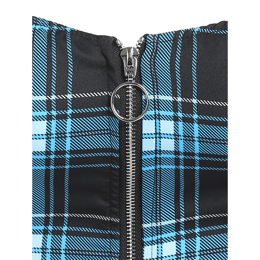 Funki Findz | Dresses | Women's Fairy Grunge Plaid Mini Dress