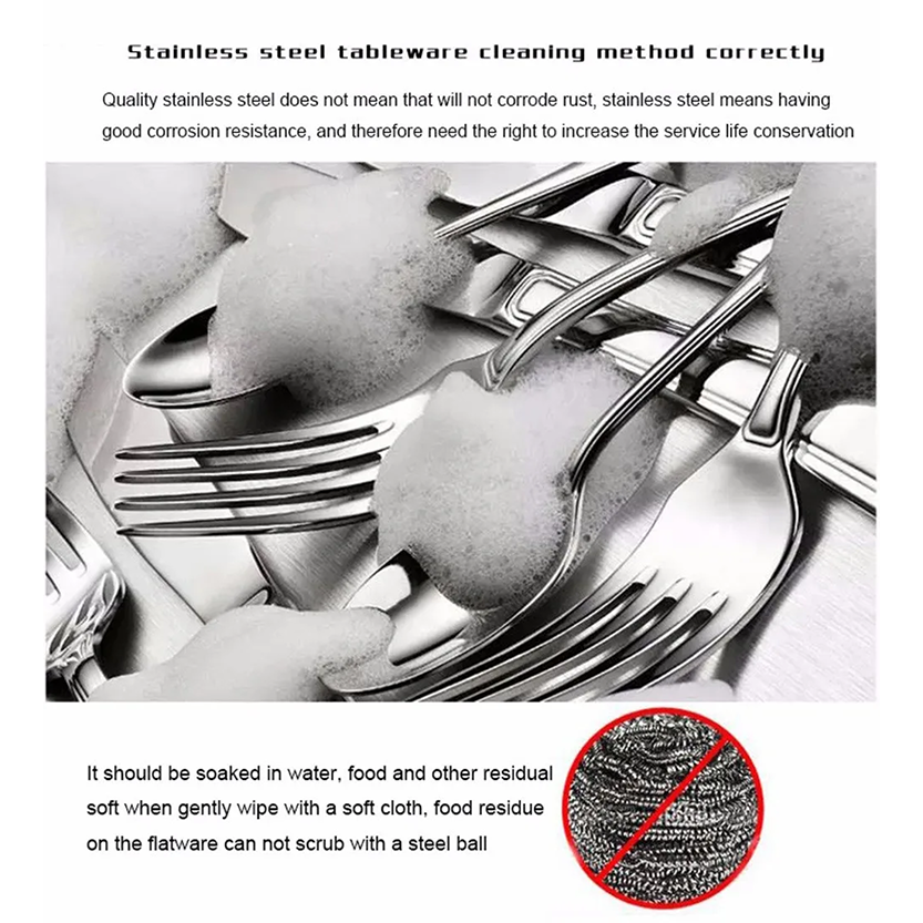 Funki Findz | Spoons | Long Handled Dessert Spoons | 4 Pcs