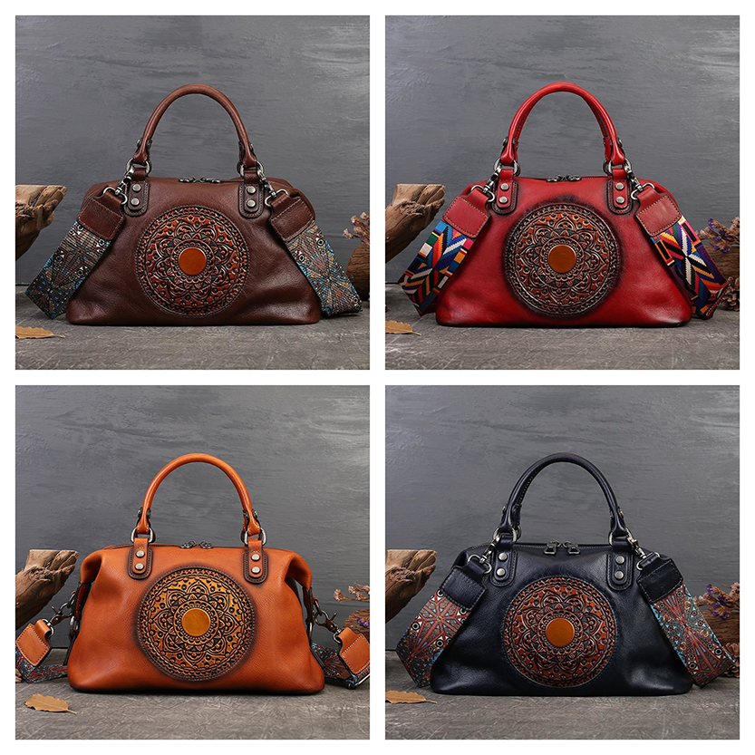 Funki Findz | Bags | Handbags | Women's Boho Leather Tote Bag