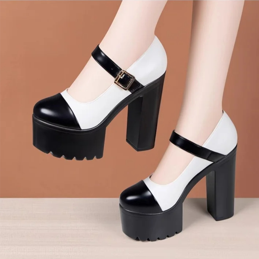 Funki Findz | Shoes | Women's Two Toned Platform Mary Janes