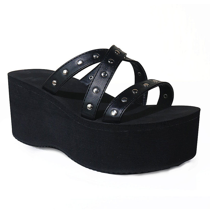 Funki Findz | Shoes | Women's Gothic Platform Wedge Sandals