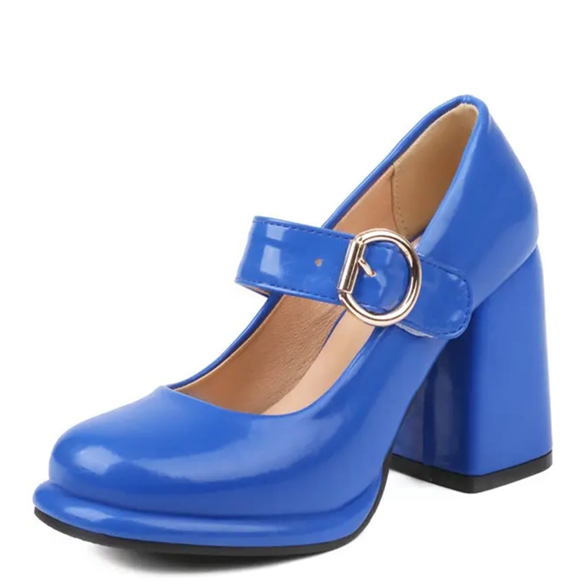 Funki Findz | Shoes | Women's Chunky High Heel Mary Janes