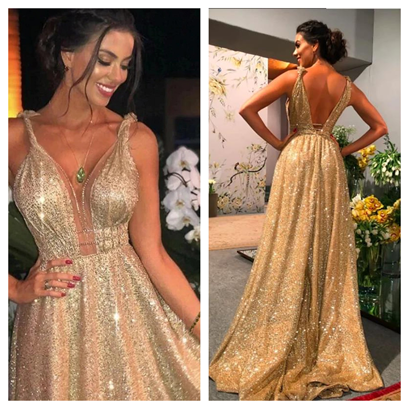 Funki Findz | Dresses | Women's Long Sparkly Prom Ball Dress