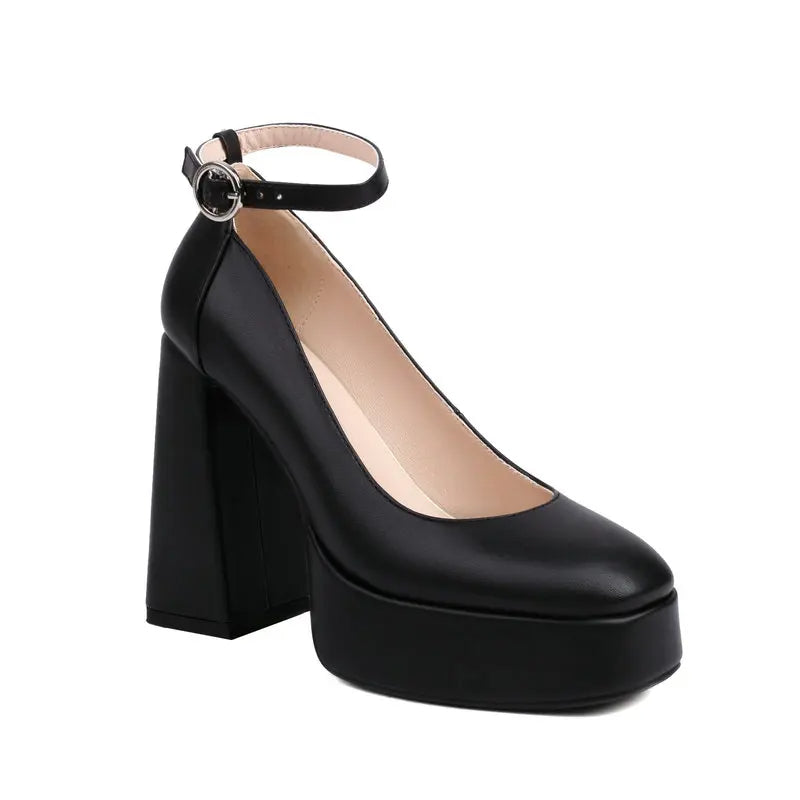 Funki Findz | Shoes | Women's High Formal Mary Jane Platforms
