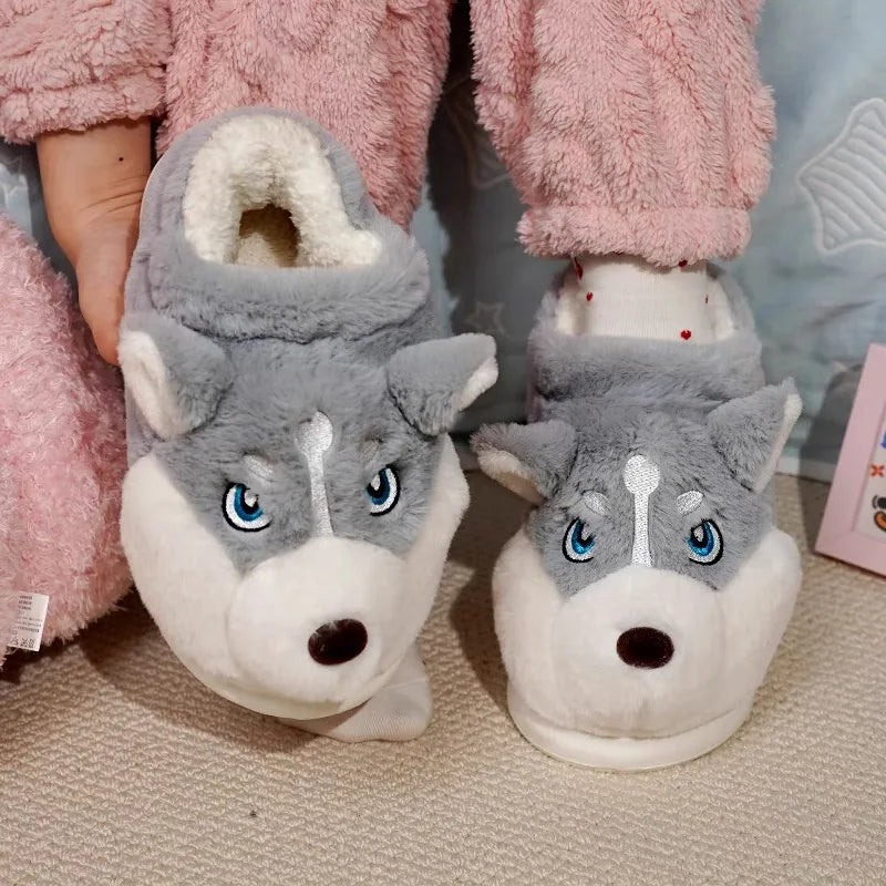 Funki Findz | Shoes | Women's Cute Alaskan Dog Warm Slippers